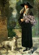 Nicolae Vermont Portret de femeie oil on canvas